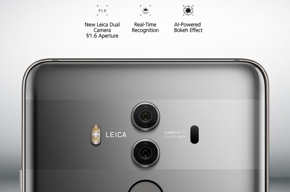 Duální Leica kamera Huawei Mate 10 Pro